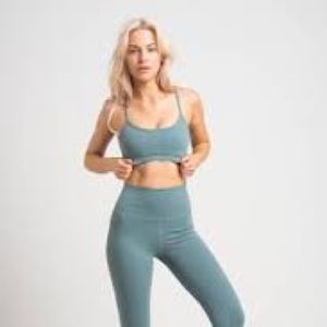 FlexxFit Luxe Bralette- Seafoam - M